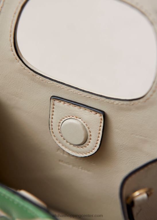 a scacchi - belo-zelena karirasta torbica ženske Alohas 0D4R81101