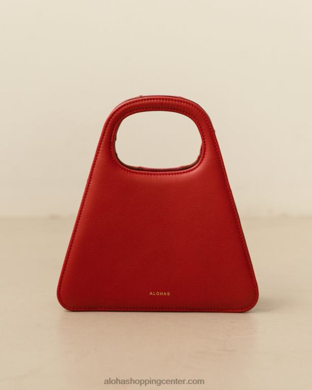 a scacchi - rdeča in roza karirasta torbica ženske Alohas 0D4R81074