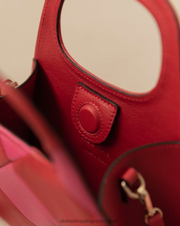 a scacchi - rdeča in roza karirasta torbica ženske Alohas 0D4R81074