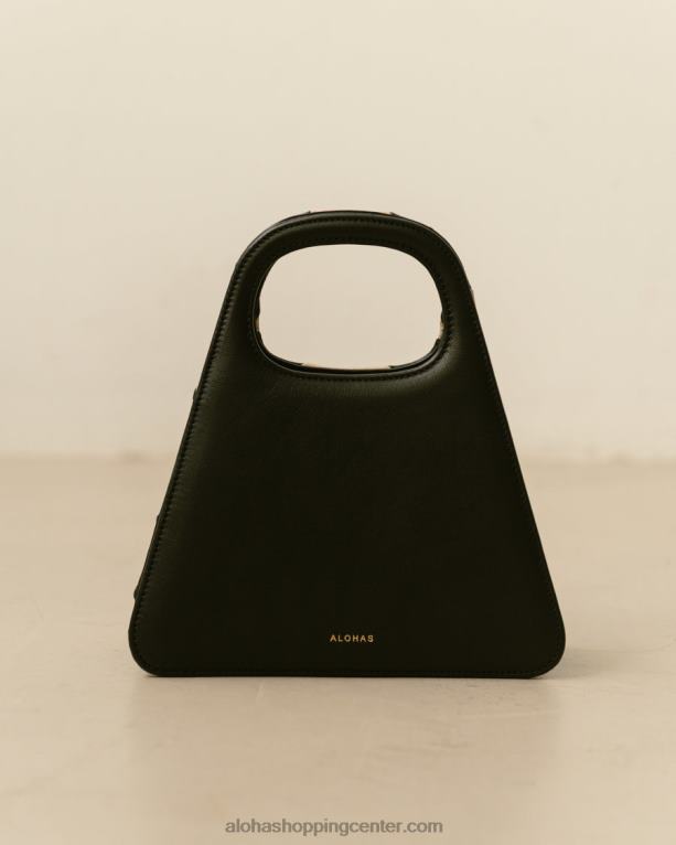 a scacchi - črno-bela karirasta torbica ženske Alohas 0D4R81076