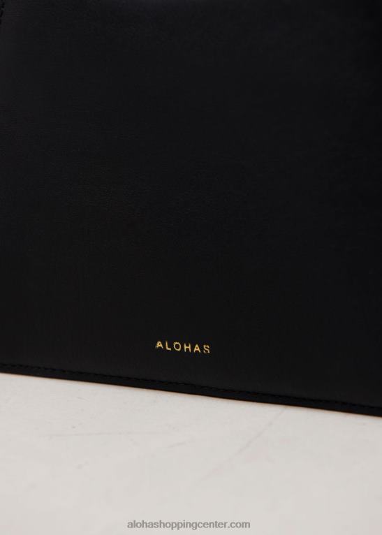 a scacchi - črno-rjava karirasta torbica ženske Alohas 0D4R81100