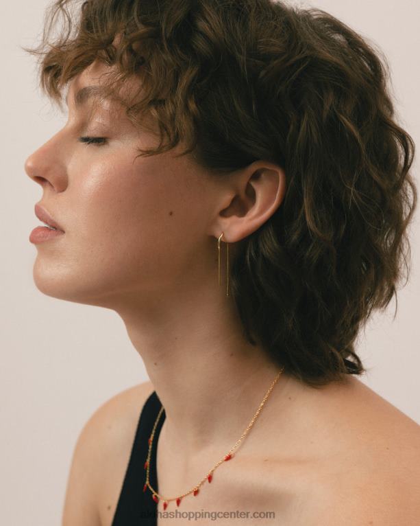 ahull - zlati uhani ženske Alohas 0D4R81163