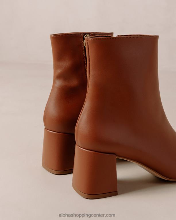 akvarel - rjavi veganski usnjeni škornji ženske Alohas 0D4R8132