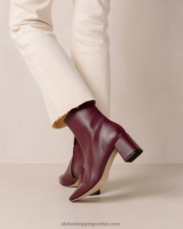 akvarel - vijolični veganski usnjeni škornji ženske Alohas 0D4R8136