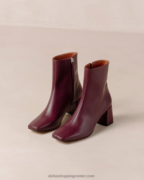 akvarel - vijolični veganski usnjeni škornji ženske Alohas 0D4R8136