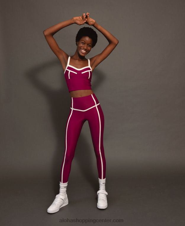 arrow rib - vijoličen športni nedrček ženske Alohas 0D4R8780