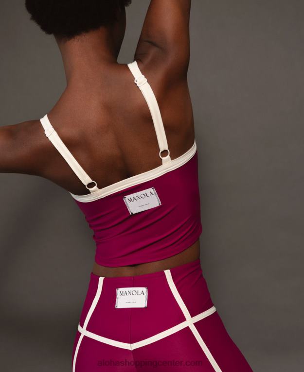 arrow rib - vijoličen športni nedrček ženske Alohas 0D4R8780