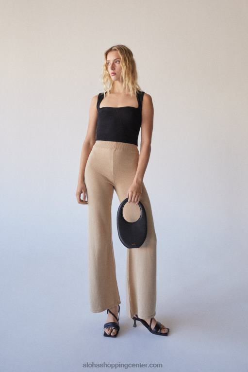 asimetrični trakovi - črni usnjeni sandali ženske Alohas 0D4R8433