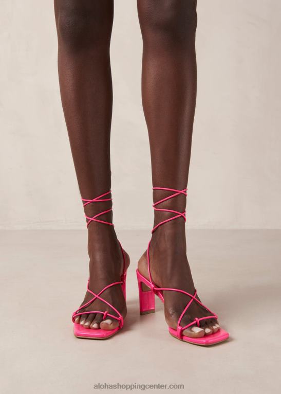 bellini - magenta usnjeni sandali ženske Alohas 0D4R8302