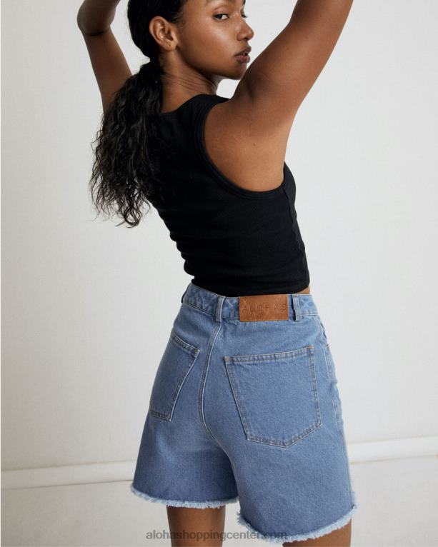 berry - modre denim kratke hlače ženske Alohas 0D4R8867