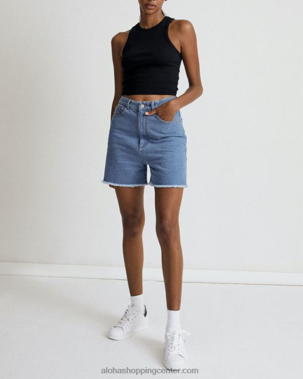 berry - modre denim kratke hlače ženske Alohas 0D4R8867