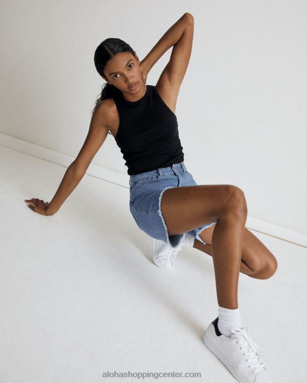 berry - modre denim kratke hlače ženske Alohas 0D4R8867