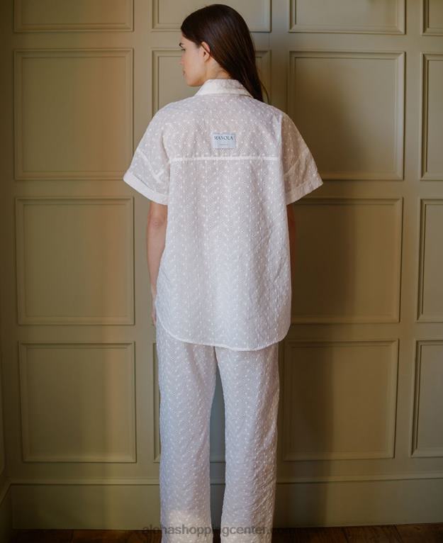 blanca - bele pižama hlače ženske Alohas 0D4R8703