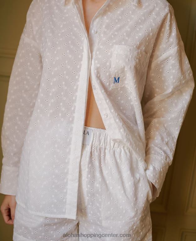 blanca - bele pižama hlače ženske Alohas 0D4R8703