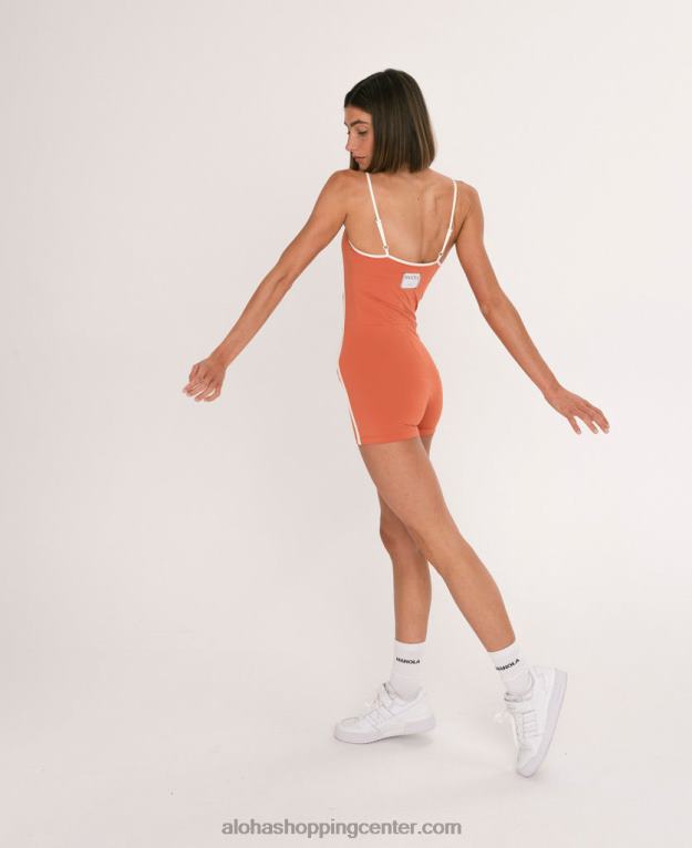 body atletske prsi - rdeč econyl bodi ženske Alohas 0D4R8976