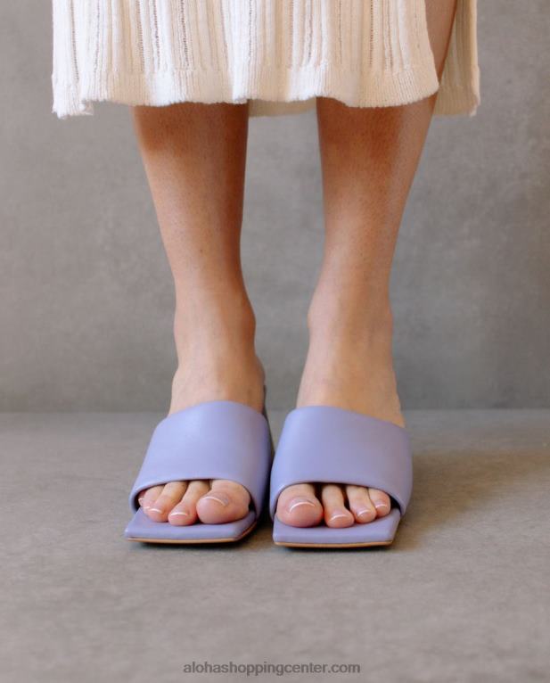 brušeni degrade - vijolični in rumeni usnjeni sandali ženske Alohas 0D4R8517