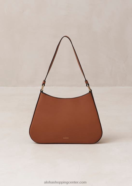 c bicolor - črno-rjava usnjena torbica ženske Alohas 0D4R81122