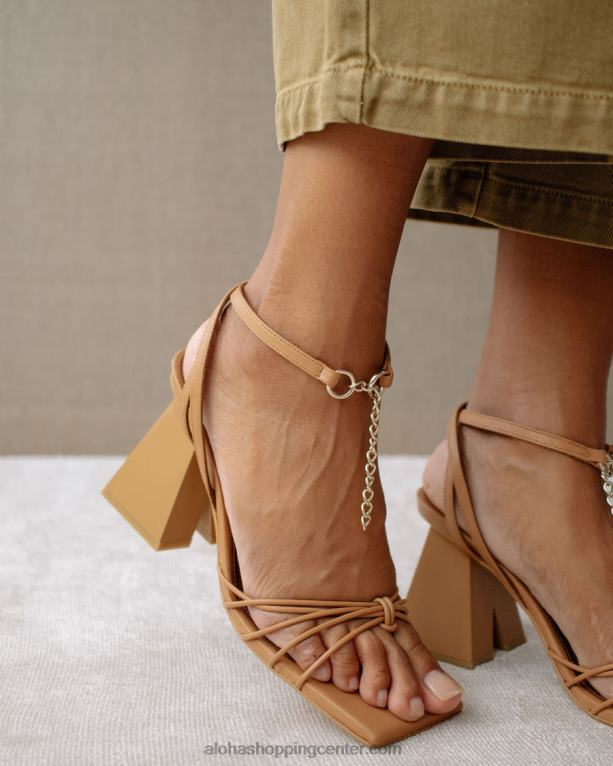 cactus - rjavi usnjeni sandali ženske Alohas 0D4R8473