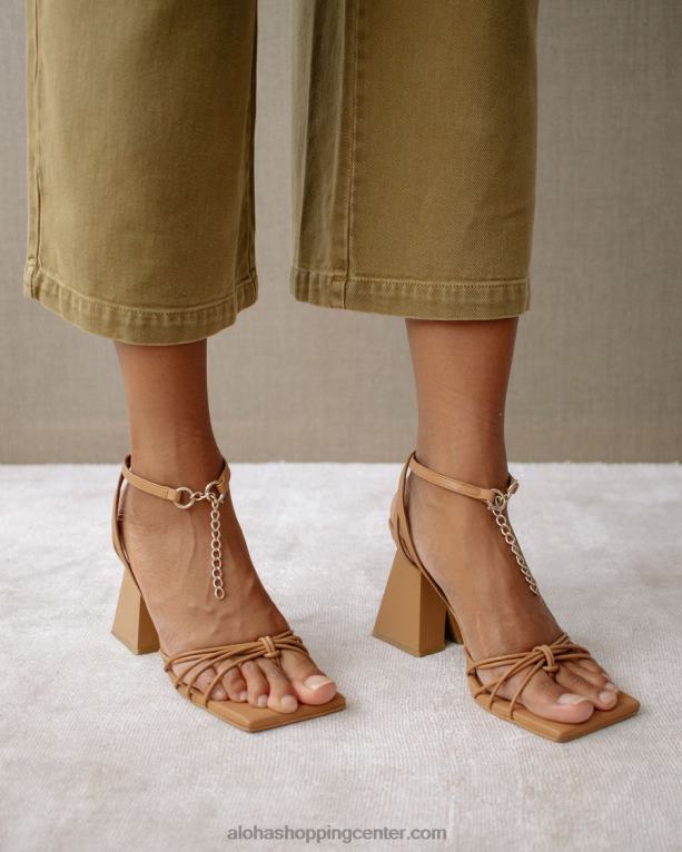 cactus - rjavi usnjeni sandali ženske Alohas 0D4R8473