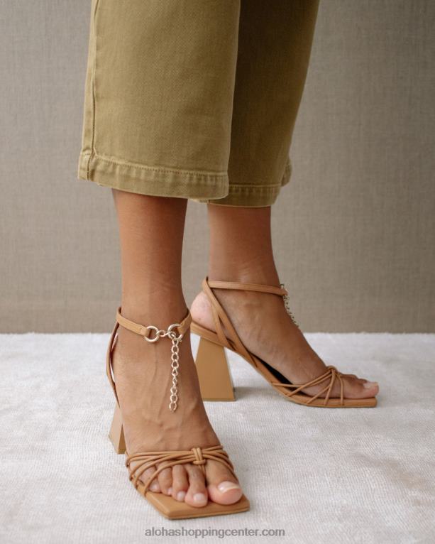 cactus - rjavi usnjeni sandali ženske Alohas 0D4R8473