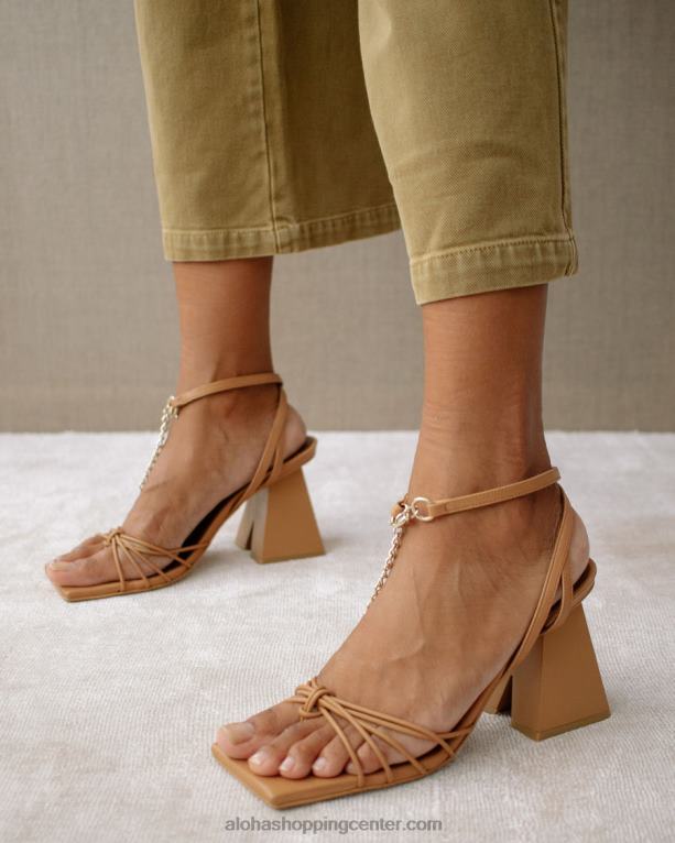 cactus - rjavi usnjeni sandali ženske Alohas 0D4R8473