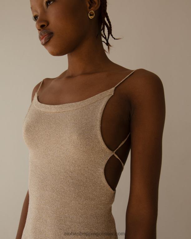 campbell glim - bela pletena obleka ženske Alohas 0D4R8632