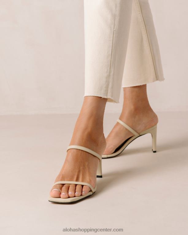 cannes - bež usnjeni sandali ženske Alohas 0D4R8160