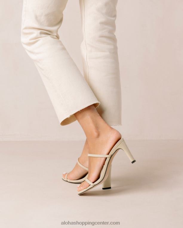 cannes - bež usnjeni sandali ženske Alohas 0D4R8160