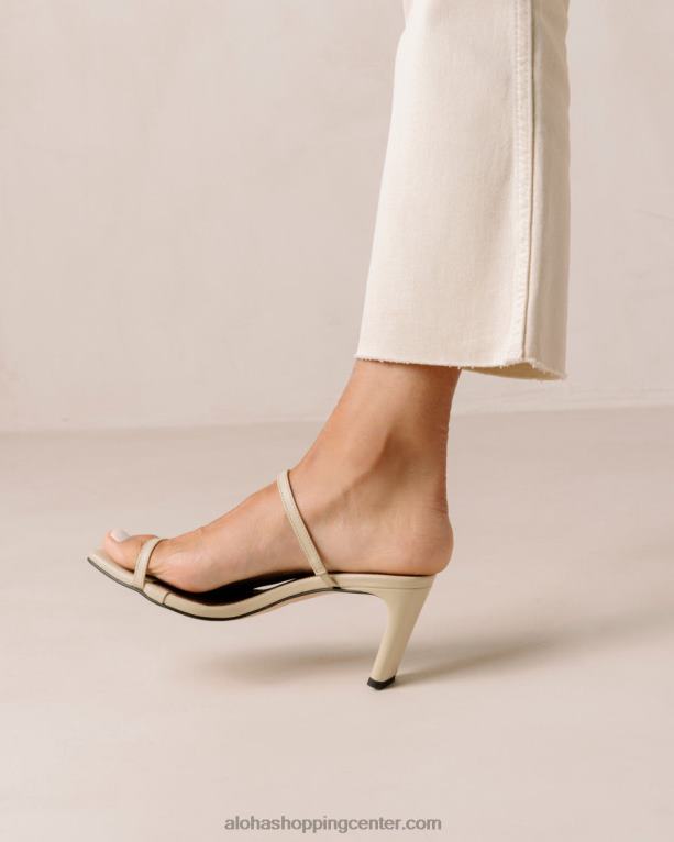 cannes - bež usnjeni sandali ženske Alohas 0D4R8160