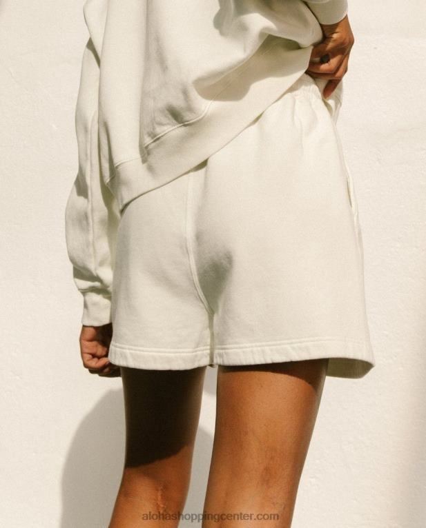 cappuccino - bele bombažne kratke hlače ženske Alohas 0D4R8870