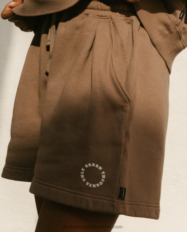 cappuccino - rjave bombažne kratke hlače ženske Alohas 0D4R8872