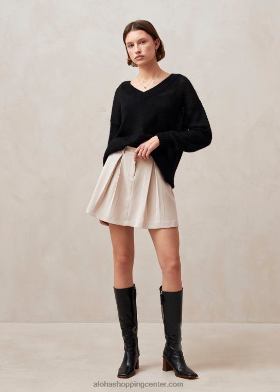 carline - bež mini krilo ženske Alohas 0D4R8638