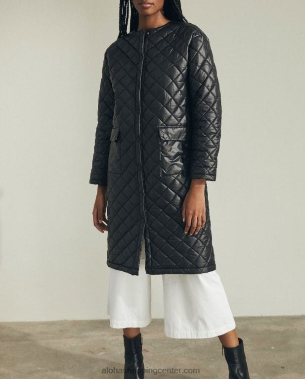 catnap - črna podložena jakna ženske Alohas 0D4R81008