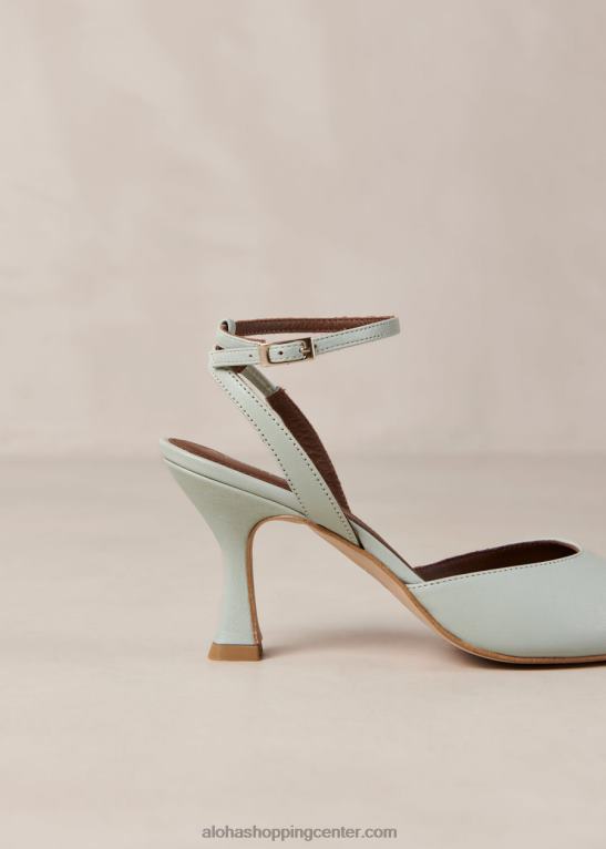 cinderella - zelene usnjene copate ženske Alohas 0D4R879