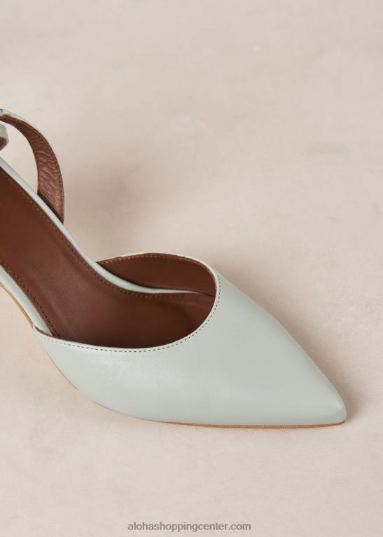 cinderella - zelene usnjene copate ženske Alohas 0D4R879