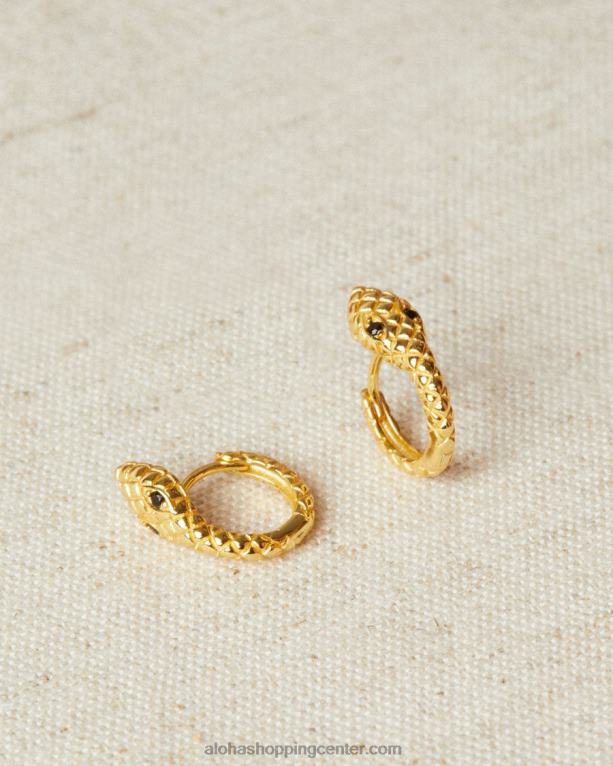 cobra - zlati uhani ženske Alohas 0D4R81195