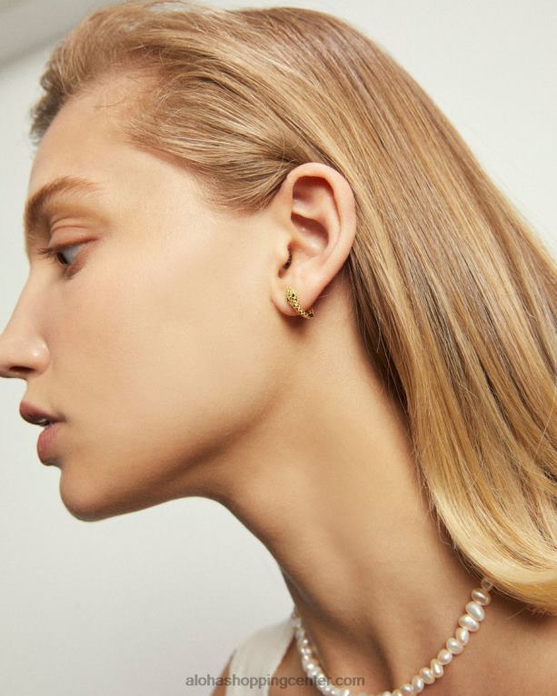 cobra - zlati uhani ženske Alohas 0D4R81195