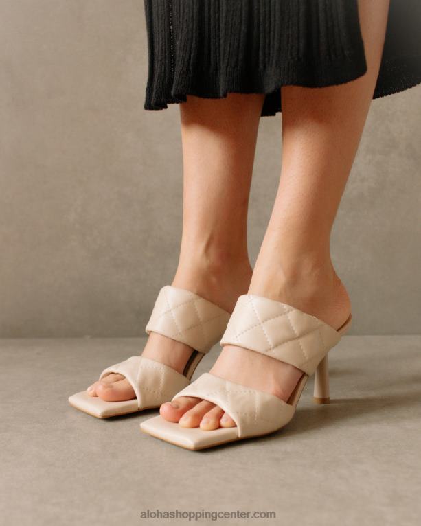 conner - beli usnjeni sandali ženske Alohas 0D4R8588