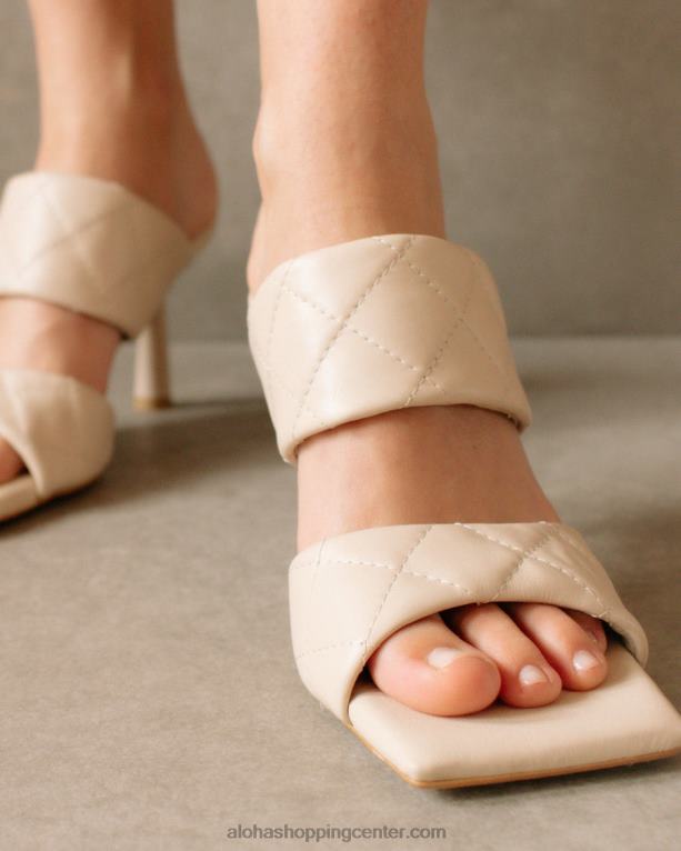 conner - beli usnjeni sandali ženske Alohas 0D4R8588