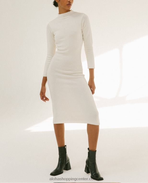 conquest - bela pletena obleka ženske Alohas 0D4R8873