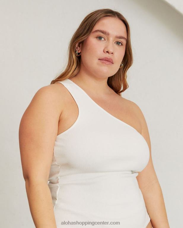 cortado - bel bombažni top ženske Alohas 0D4R8847