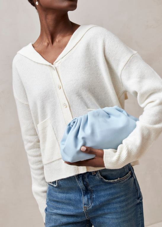 d - modra usnjena torbica ženske Alohas 0D4R81058