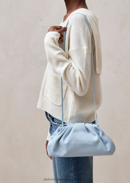 d - modra usnjena torbica ženske Alohas 0D4R81058