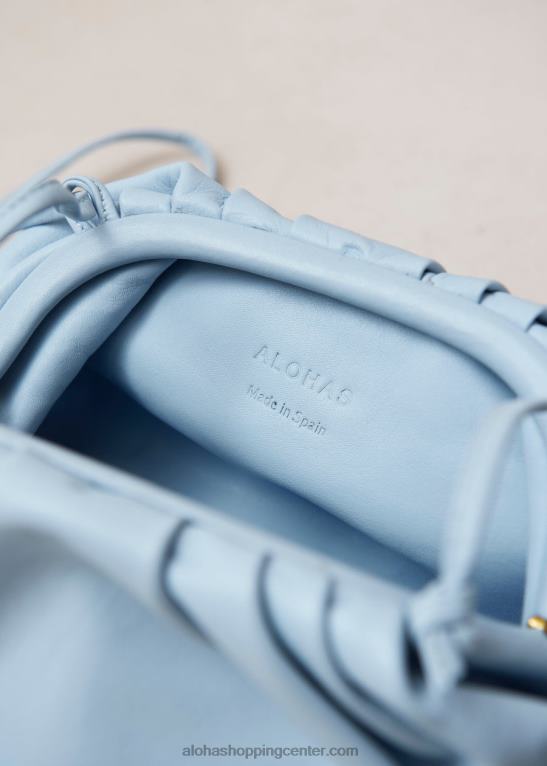 d - modra usnjena torbica ženske Alohas 0D4R81058