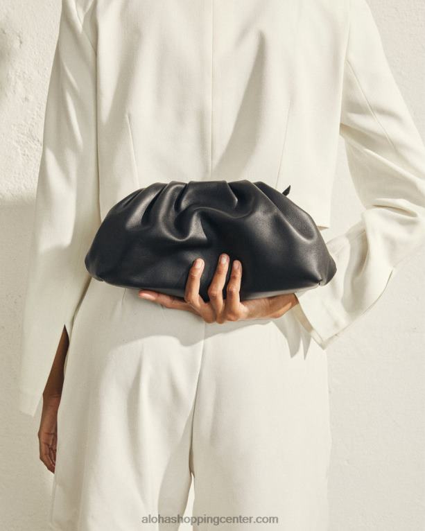 d - črna usnjena torbica ženske Alohas 0D4R81090