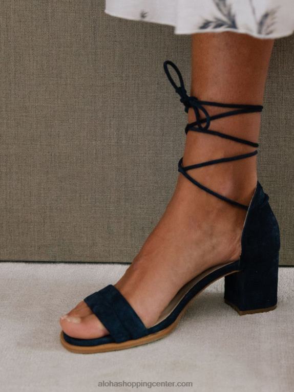 dakota - modri sandali iz semiša ženske Alohas 0D4R8249