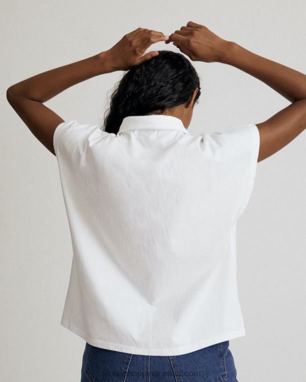 domača - bela bluza ženske Alohas 0D4R8998