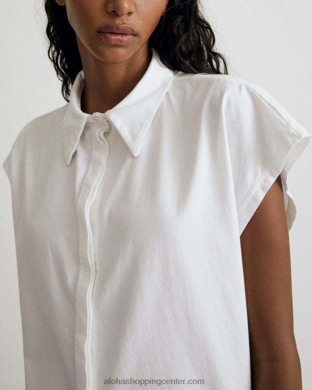 domača - bela bluza ženske Alohas 0D4R8998