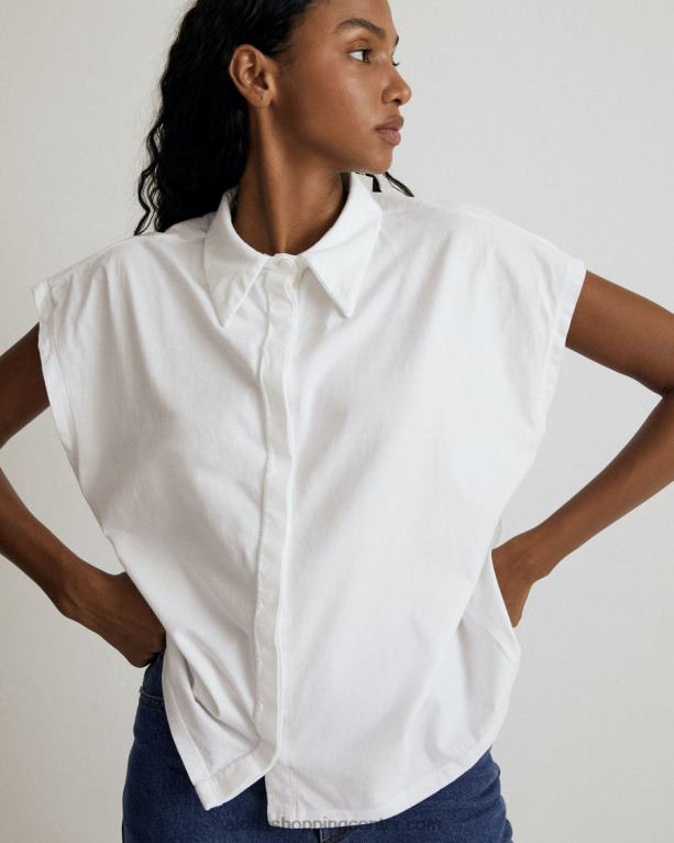 domača - bela bluza ženske Alohas 0D4R8998