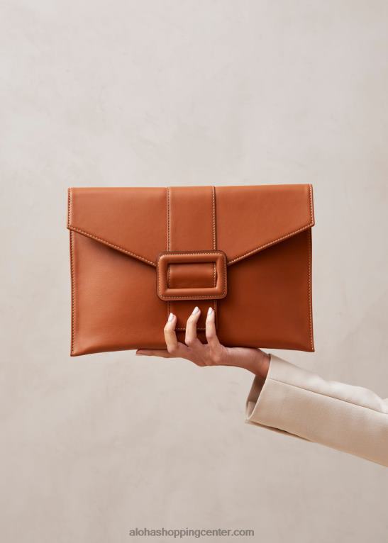 e - rjava usnjena torbica ženske Alohas 0D4R81211